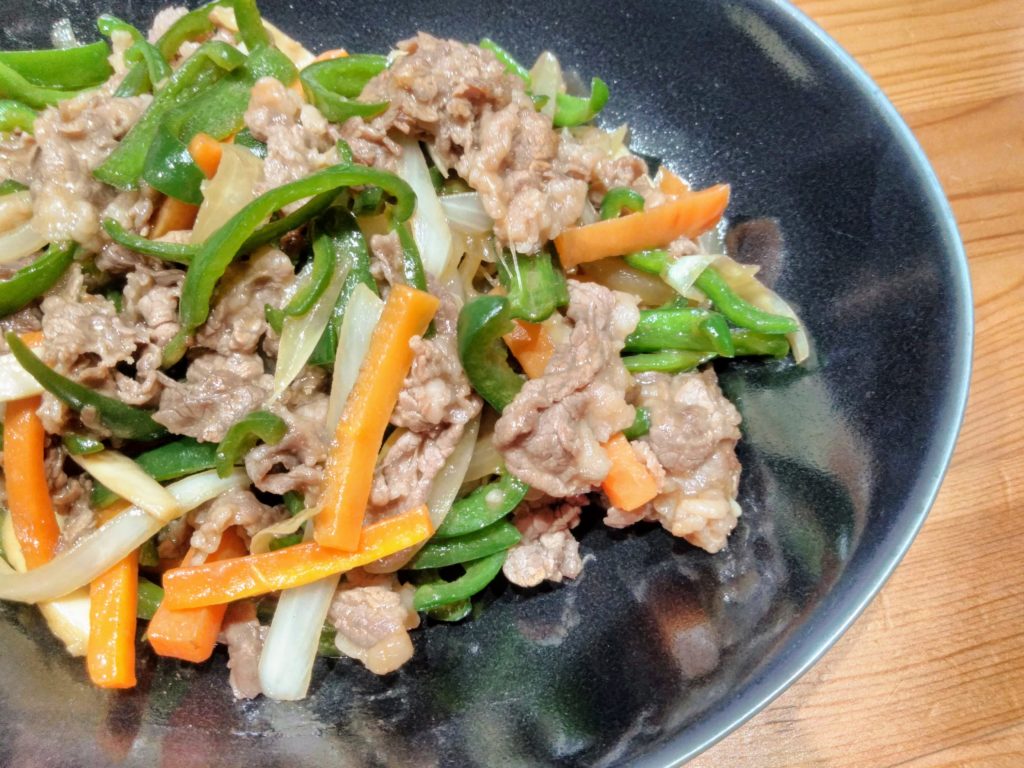 黄金比1:1で作るチンジャオロース（青椒肉絲）
