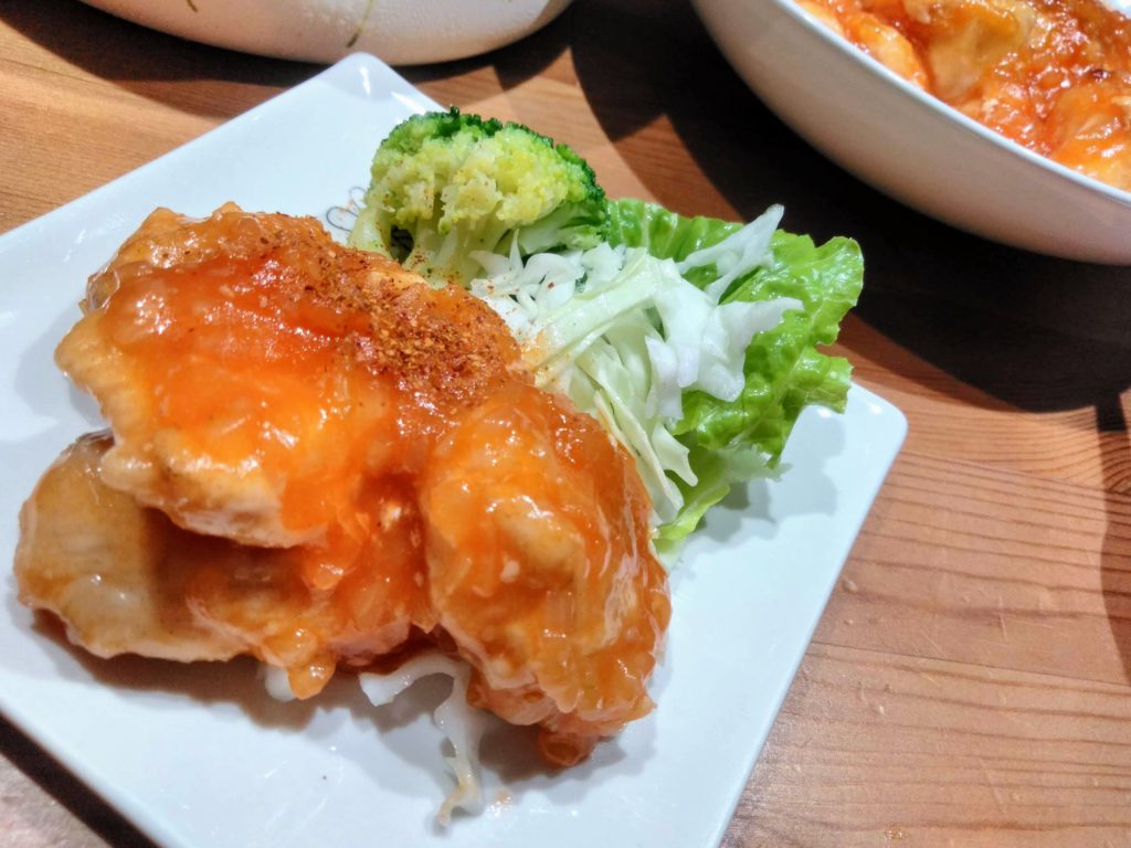鶏肉のケチャップ焼き（鶏チリ風）