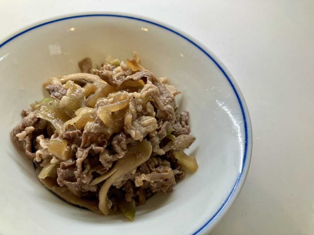 すき焼き風しっかり味の牛丼の具｜お弁当にも