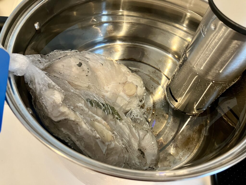 低温調理器で作るサラダチキン