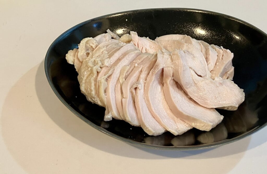 低温調理でしっとり鶏ハム