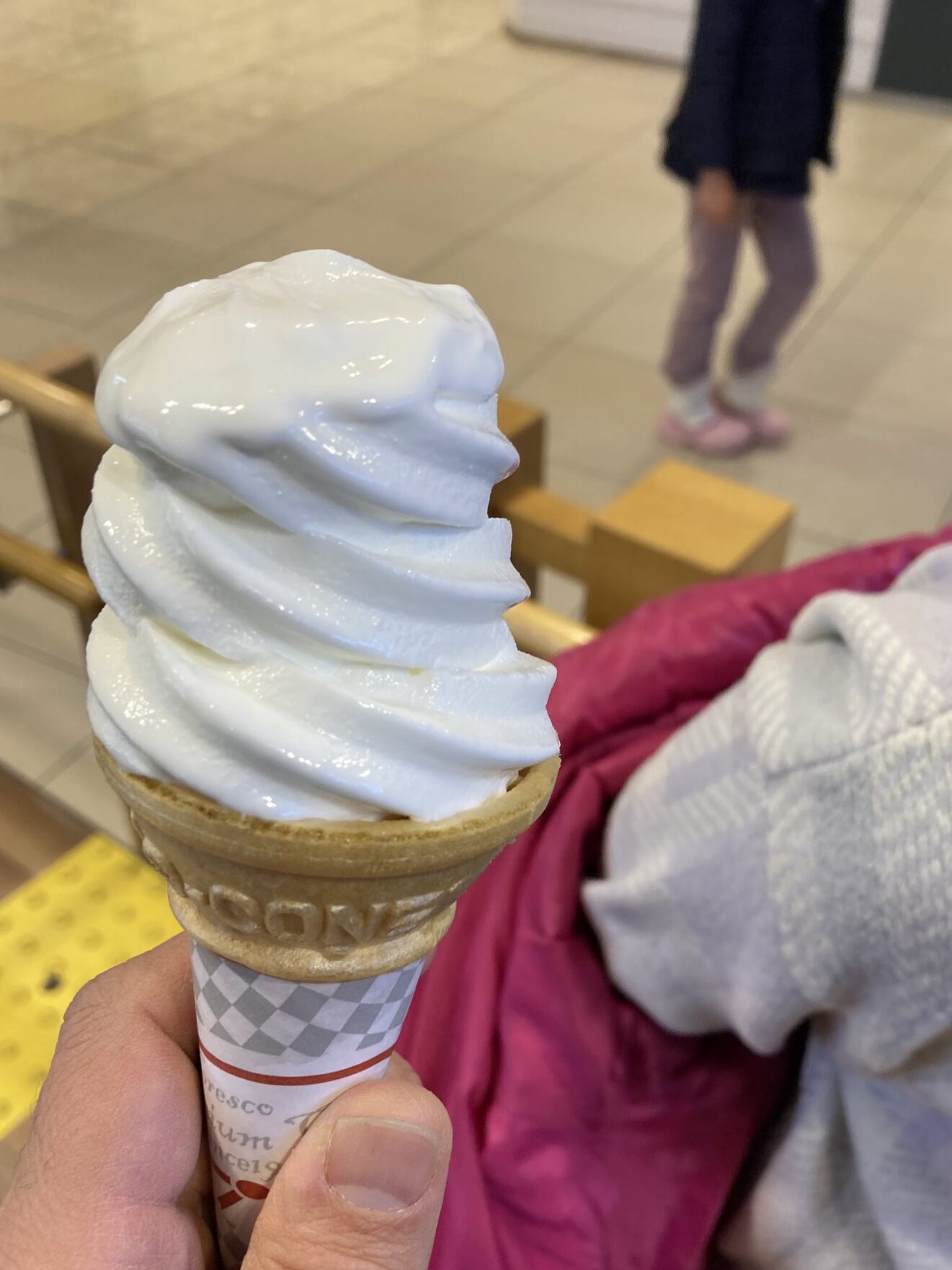雪印パーラーのソフトクリーム